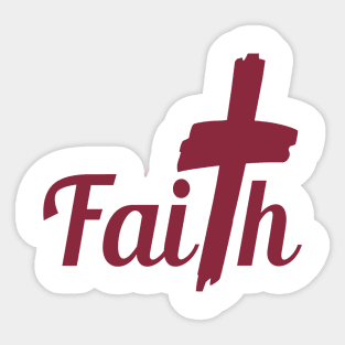 Faith - Faith in Jesus, God and the Holy Spirit Sticker